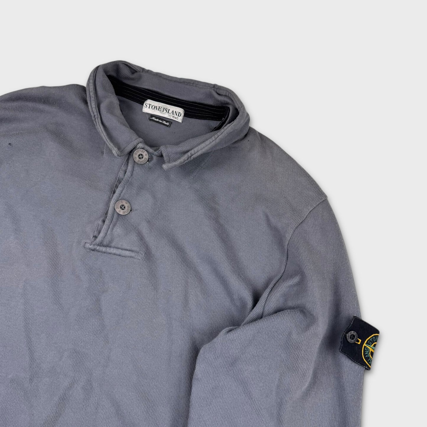 Stone Island Vintage Button Up Sweatshirt XL
