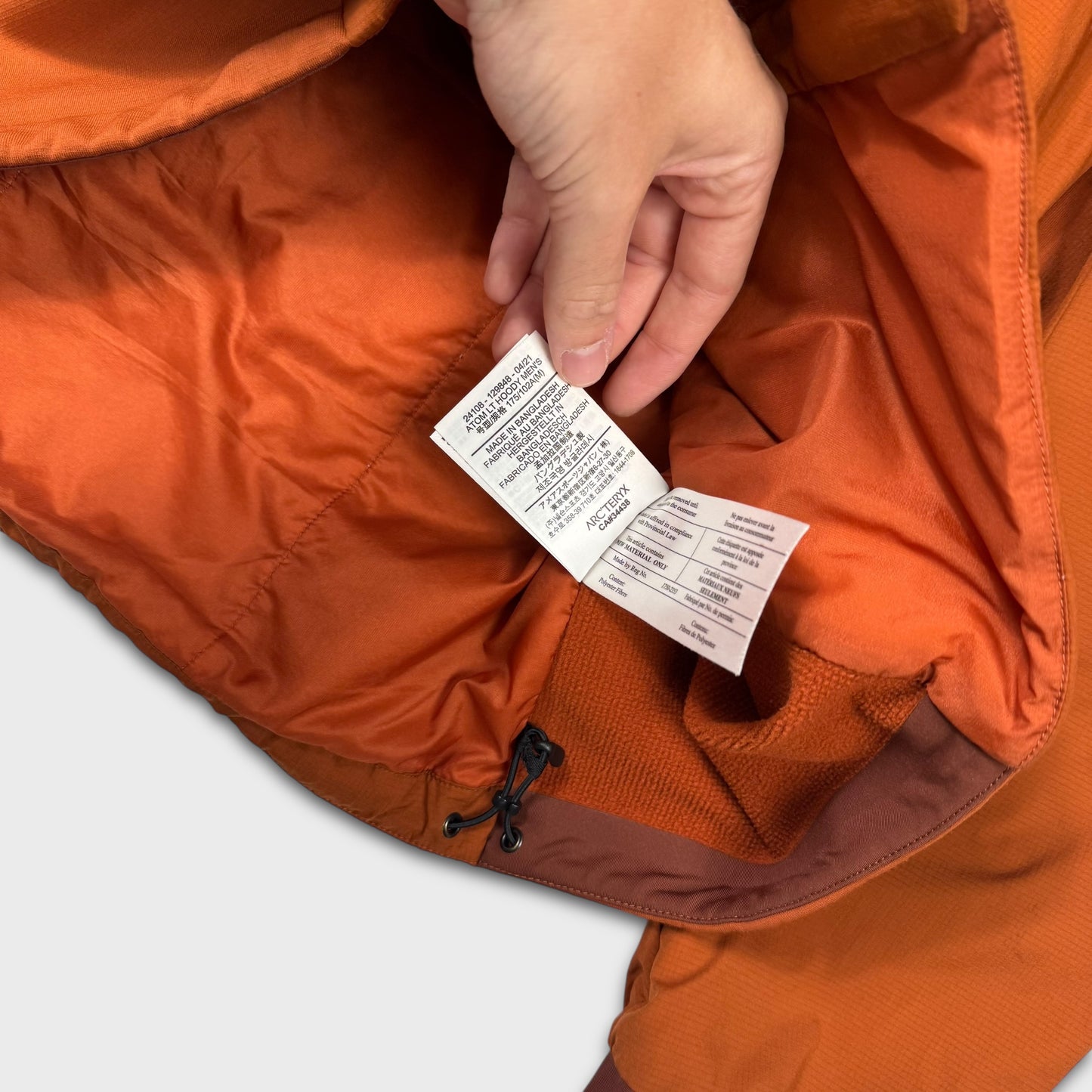 Arc’teryx Rust Orange Atom SL Jacket M