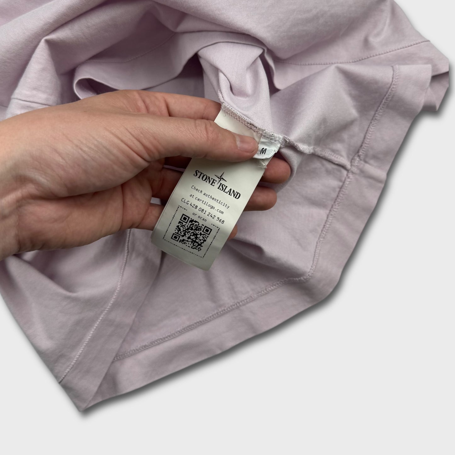 Stone Island Pink Compass T-Shirt M