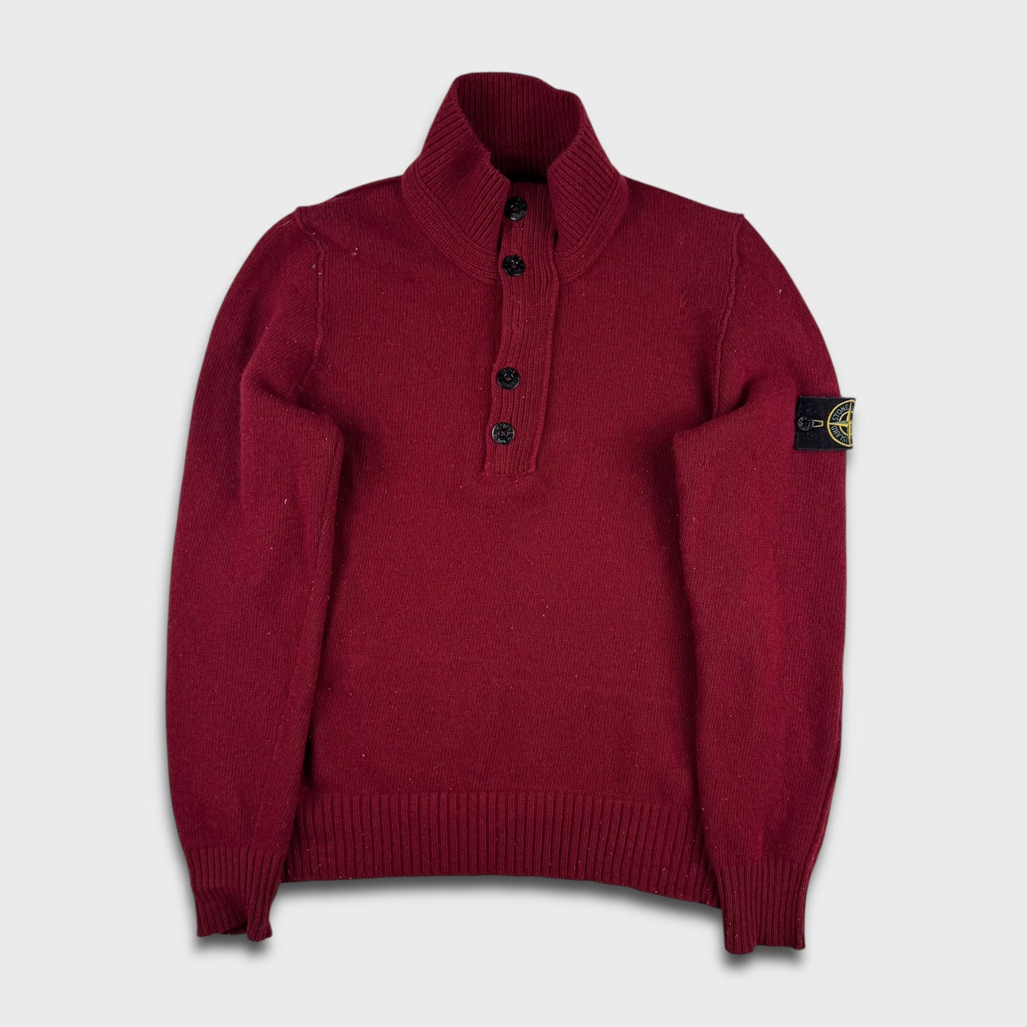 Stone Island Cherry Red Knit M