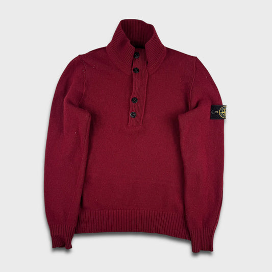 Stone Island Cherry Red Knit M