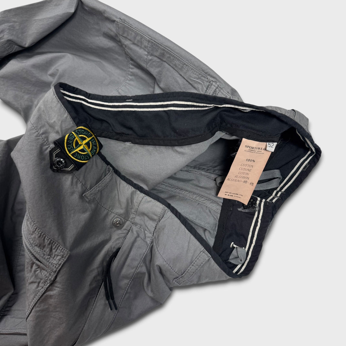 Stone Island Rare 2009 Double Zip Cargo Pants W34