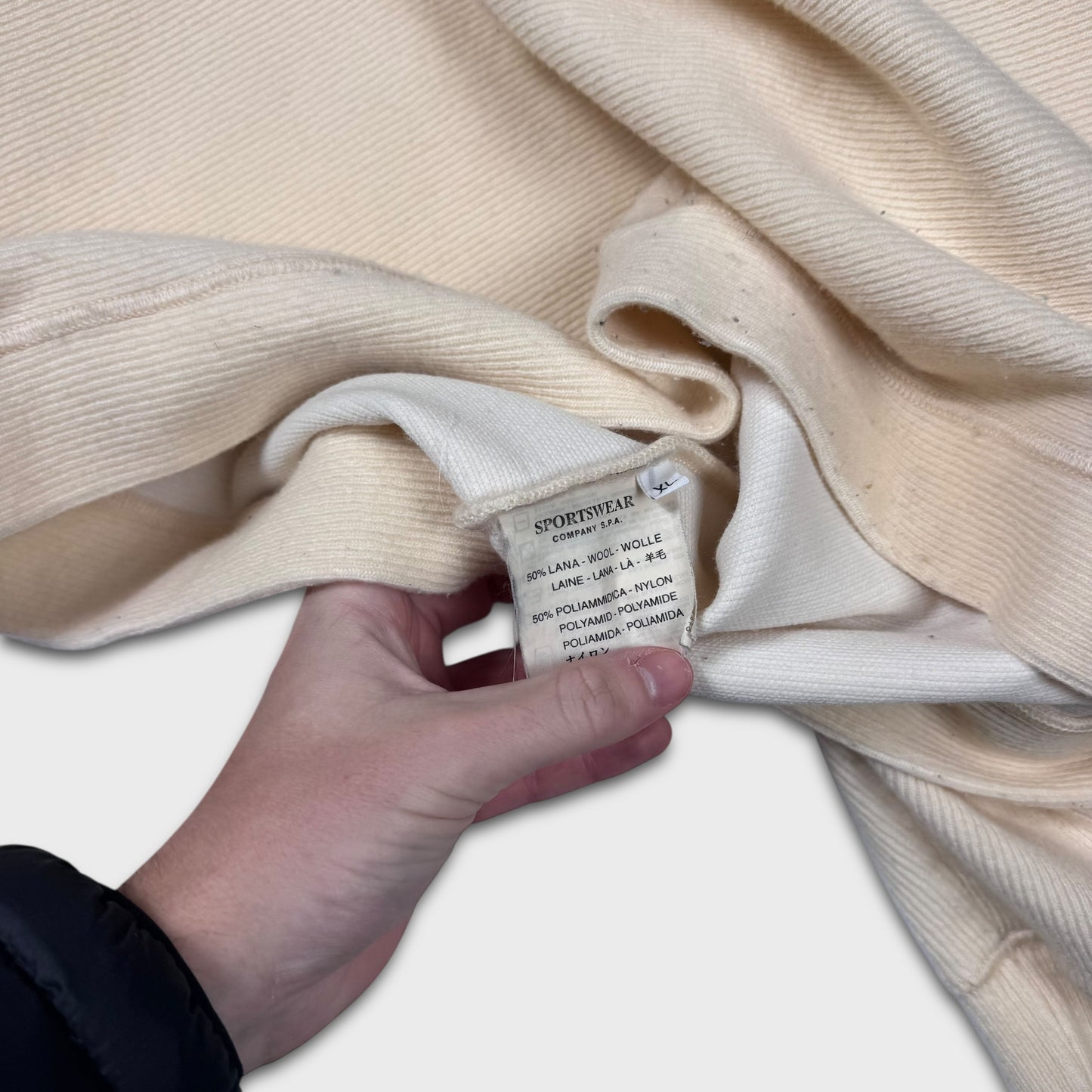 Stone Island Vintage Ribbed Knit Jumper XL