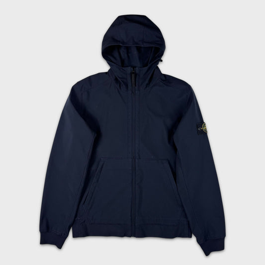 Stone Island Navy Light Soft Shell-R Jacket L