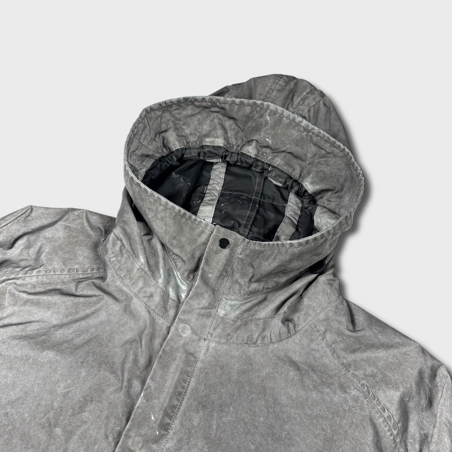 Stone Island Plated Reflective Special Process Parka Jacket XXL
