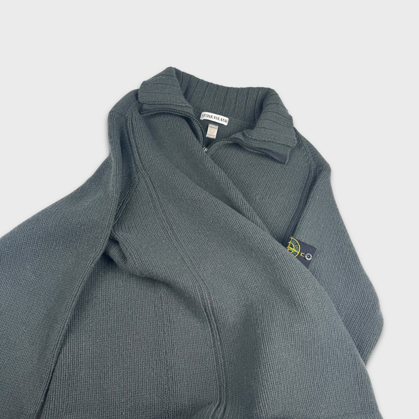 Stone Island 2000 Quarter Zip Knit XXL
