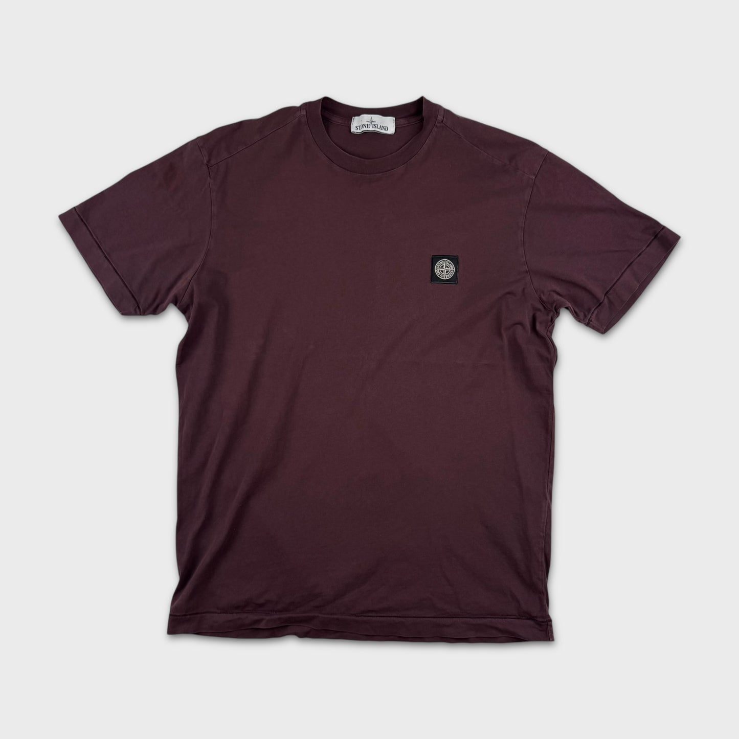 Stone Island Brown Compass T-Shirt L
