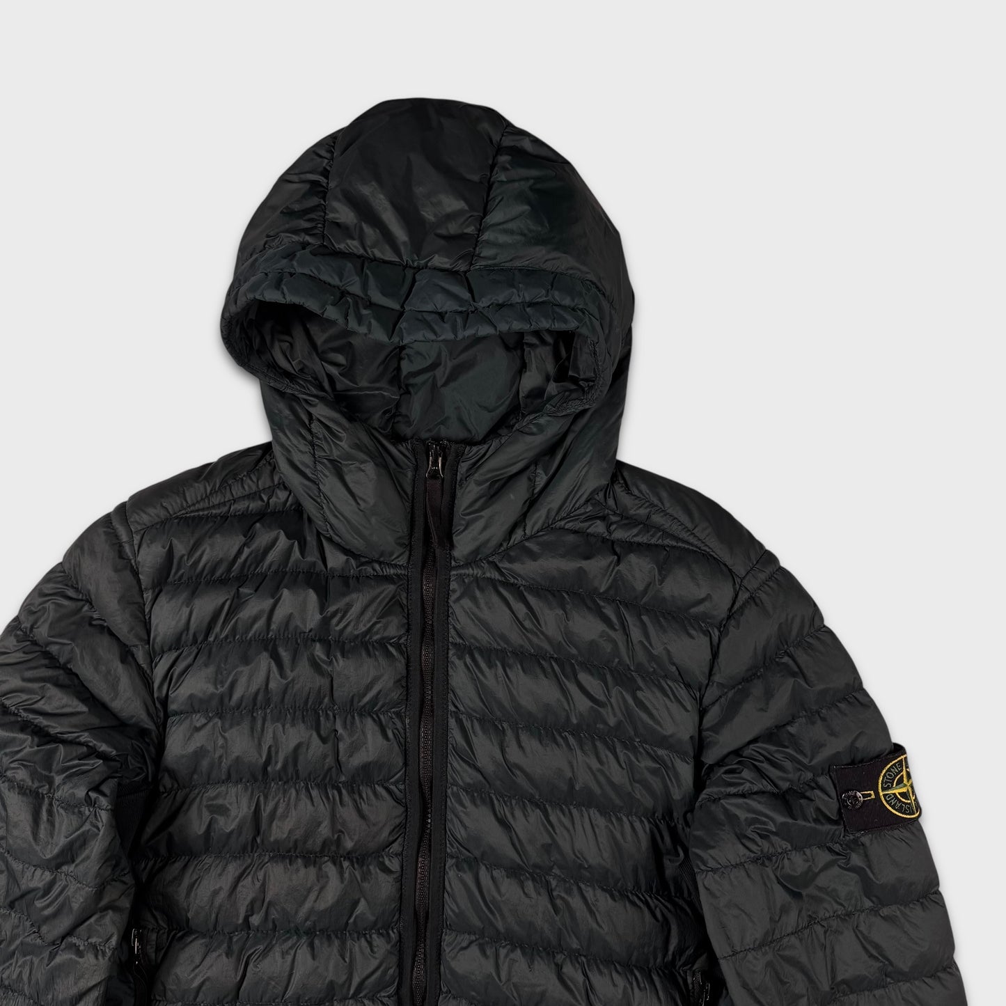 Stone Island Garment Dyed Micro Yarn Down Jacket L
