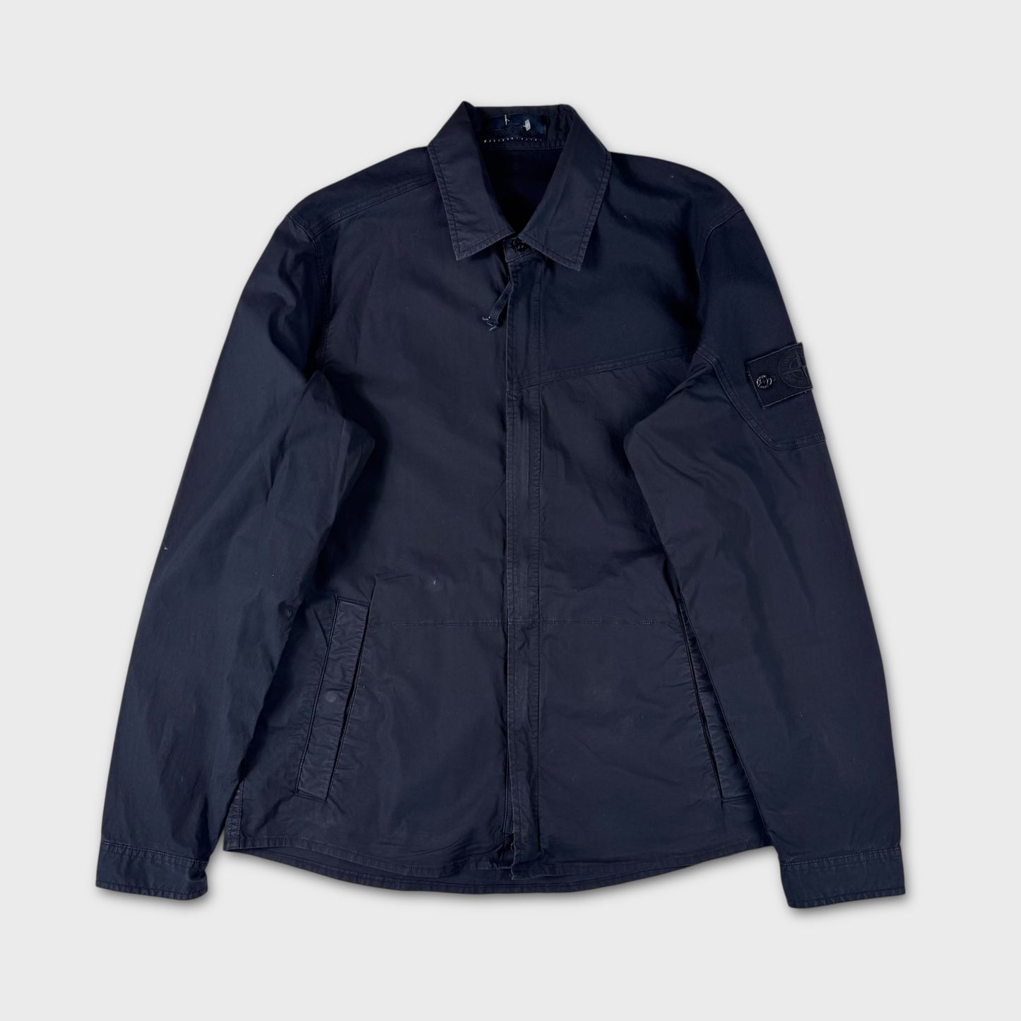 Stone Island ‘Ghost’ Navy Tela Overshirt M