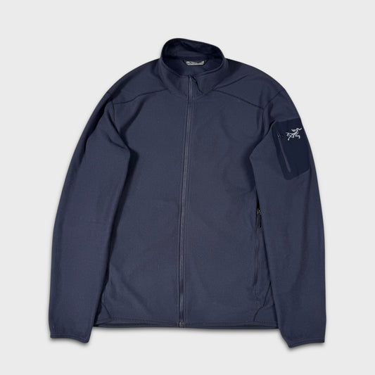 Arc’teryx Navy Full Zip Waffle Fleece L