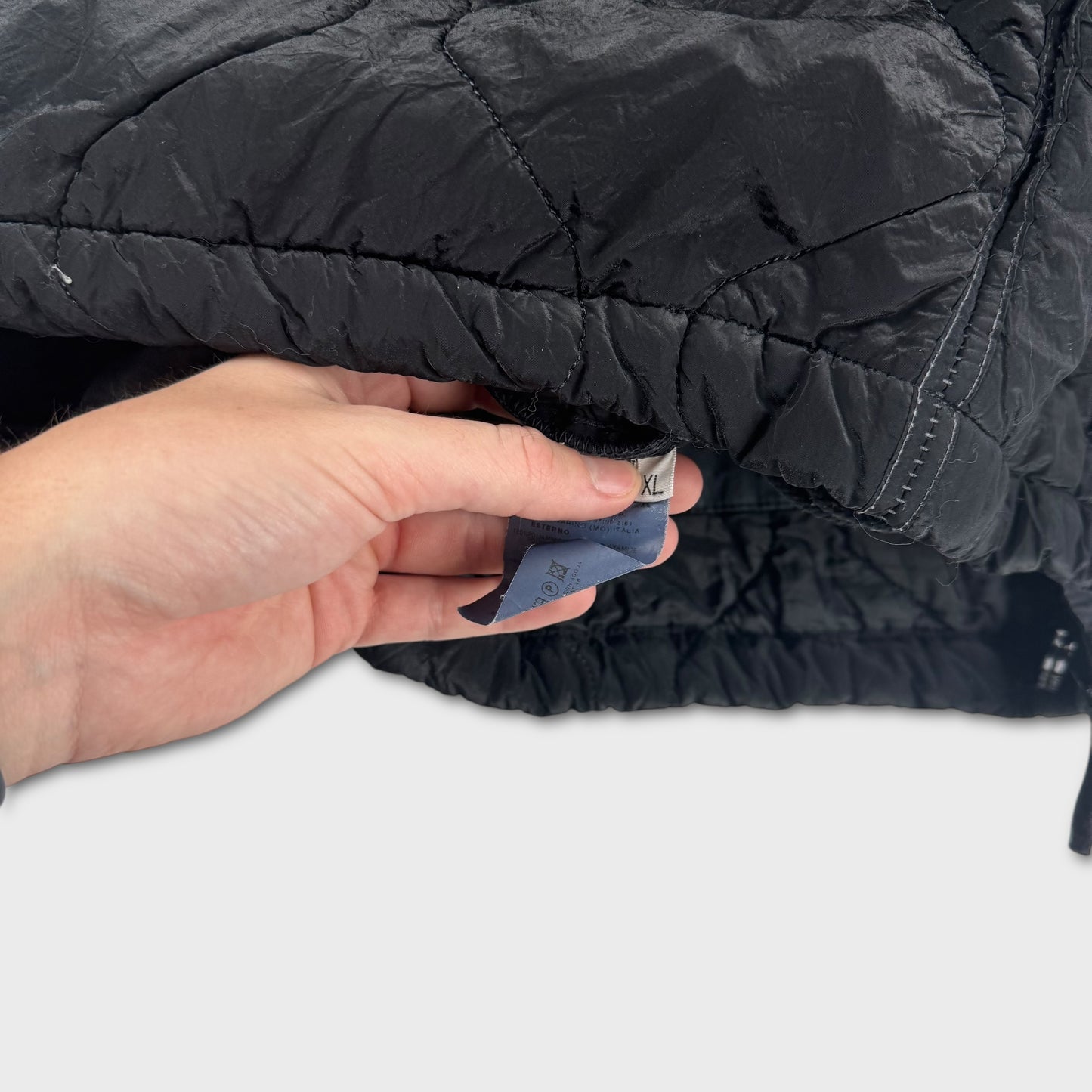 Stone Island Padded Pattern Black Jacket XL