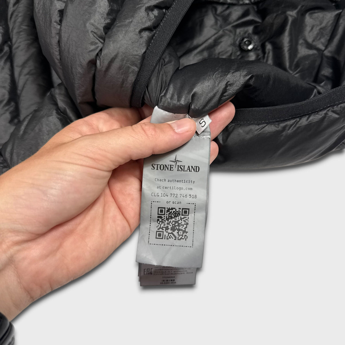 Stone Island Loom Woven Chambers R-Nylon Down Jacket S
