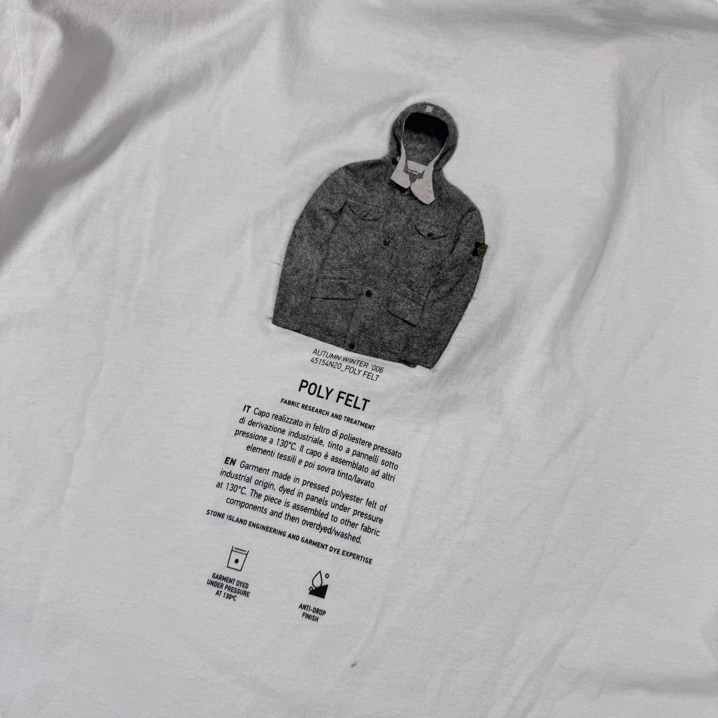 Stone Island Archivio ‘Poly Fleet’ Longsleeve T-Shirt M