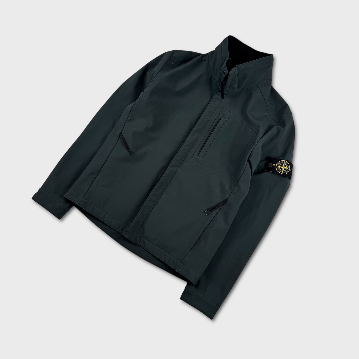 Stone Island Petrol Green Soft Shell-R Jacket S