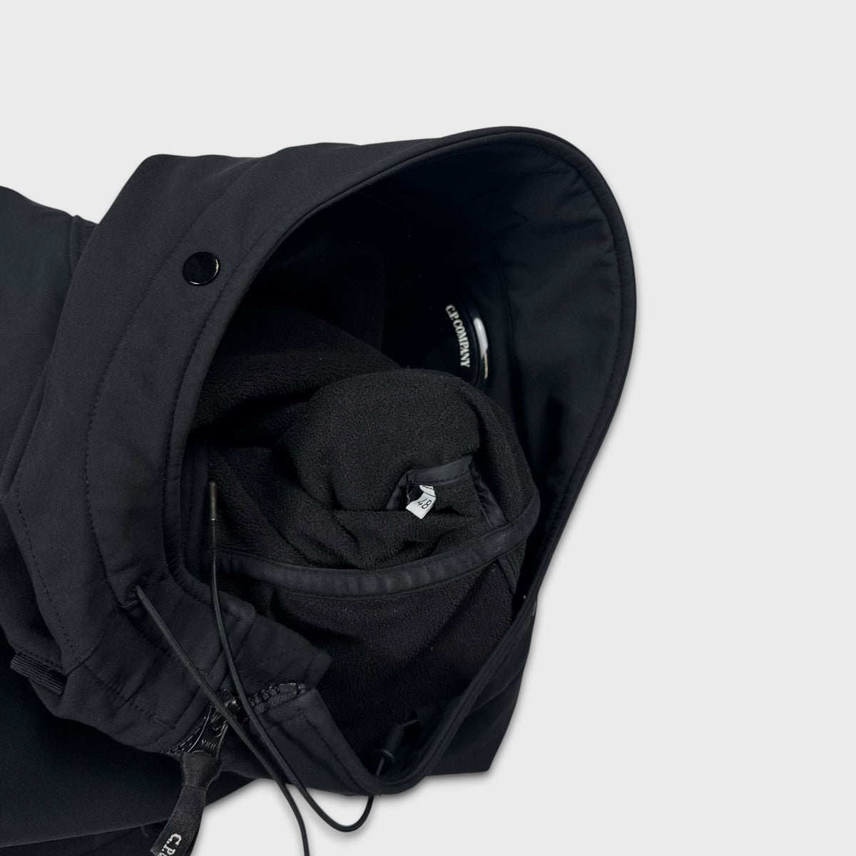 CP Company Black Soft Shell-R Goggle Jacket M