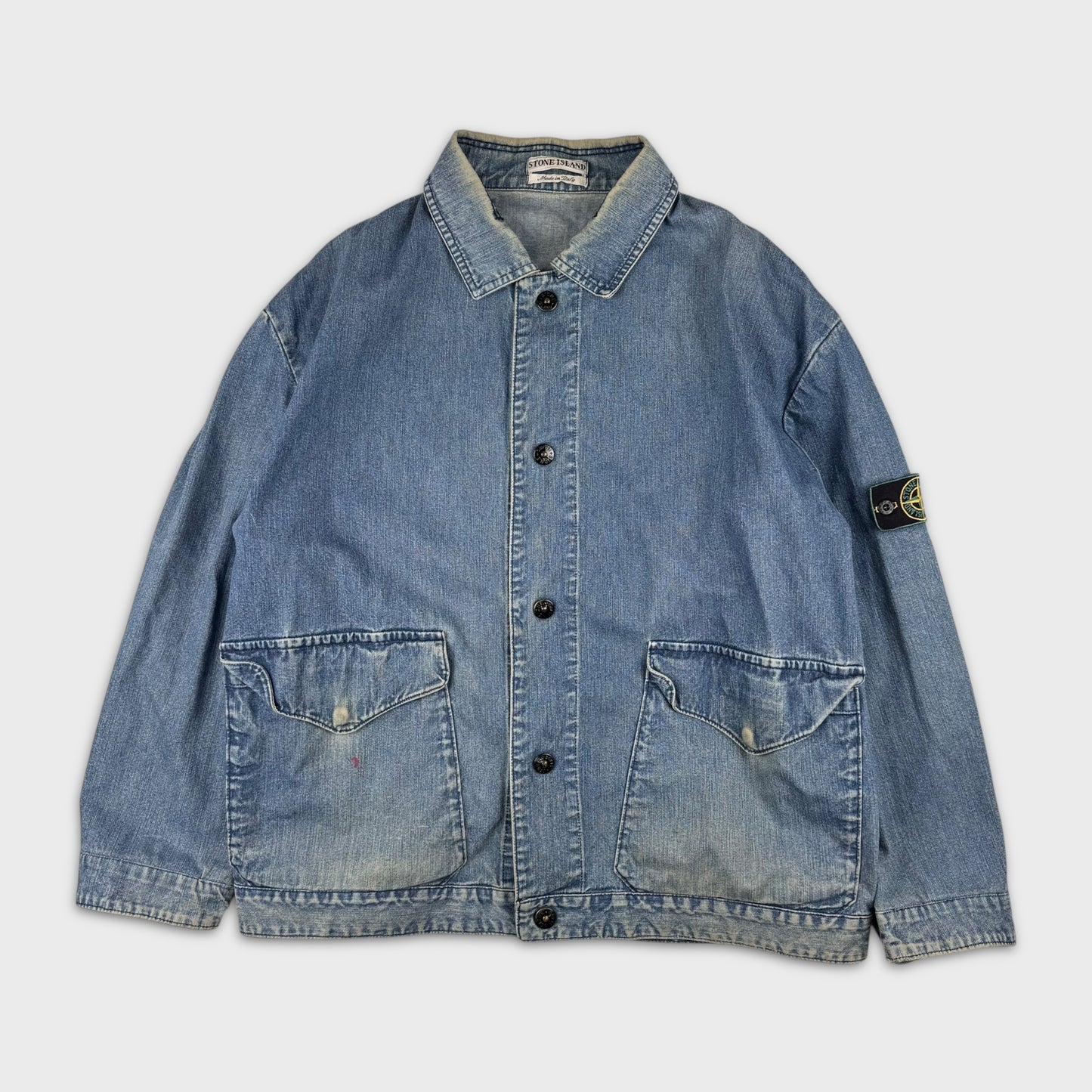 Stone Island SS1995 Denim Tela Stella Jacket XL