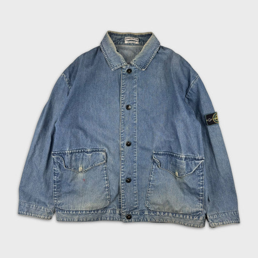 Stone Island SS1995 Denim Tela Stella Jacket XL
