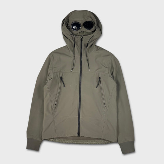 CP Company Olive Soft Shell Goggle Jacket M