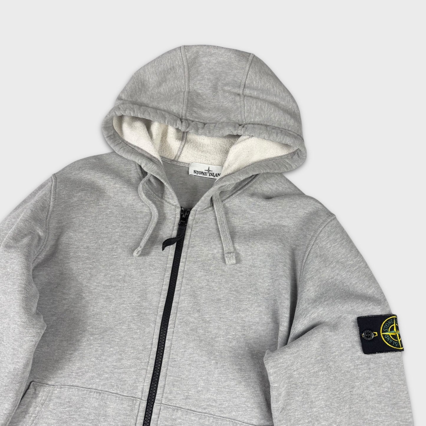 Stone Island Grey Matching Tracksuit Set - Hoodie & Joggers M