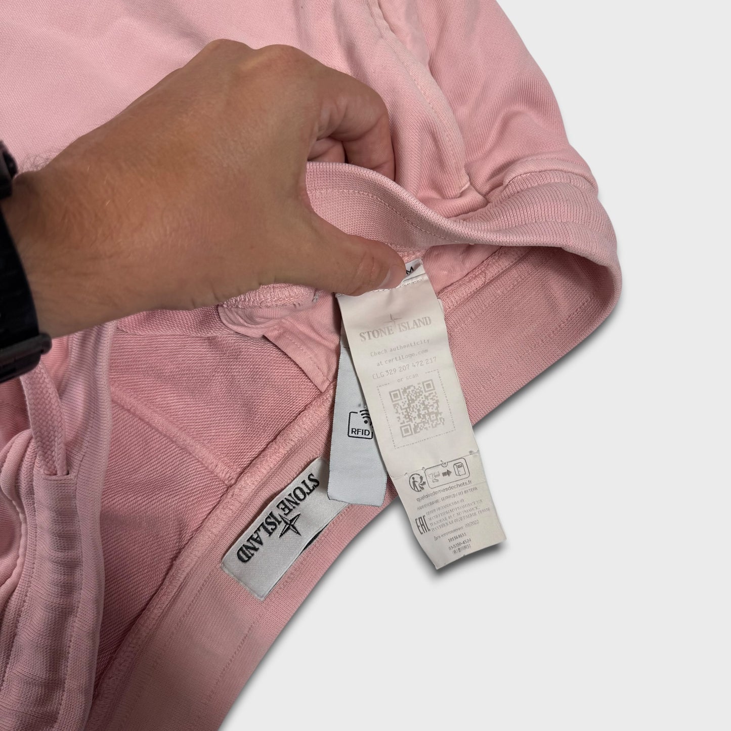 Stone Island Pink Cotton Shorts M