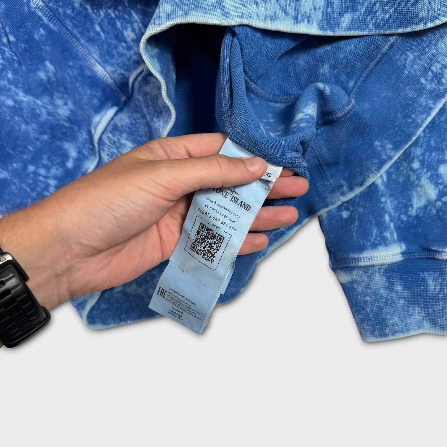 Stone Island OVD Dye Effect Crewneck XL