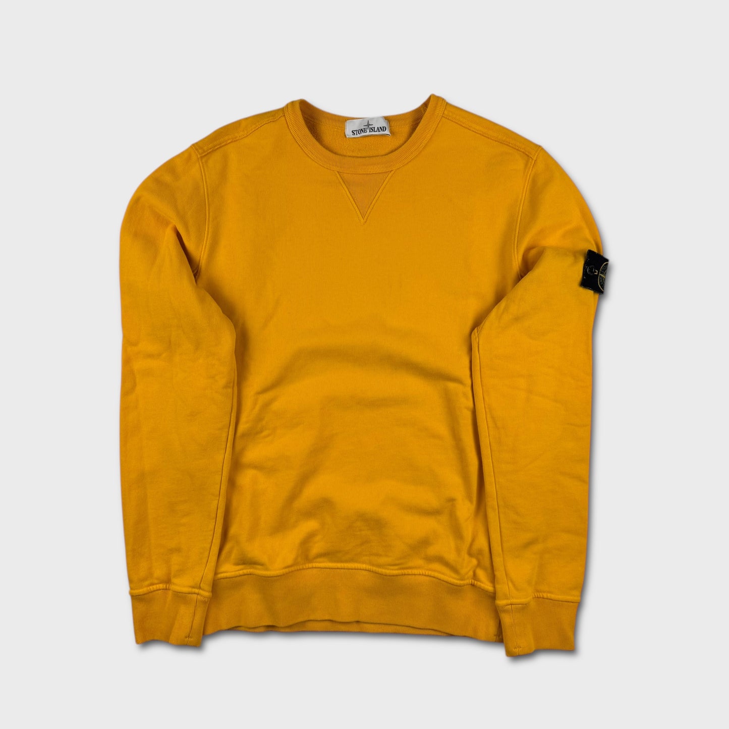 Stone Island Mustard Yellow Crewneck M