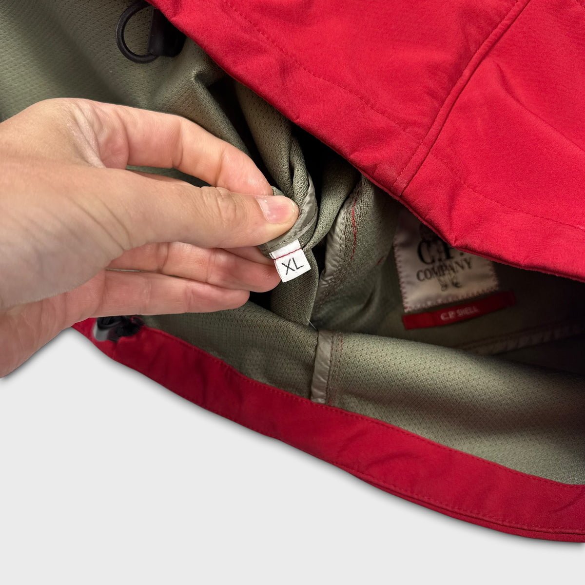 CP Company Red Soft Shell-R Goggle Jacket XL