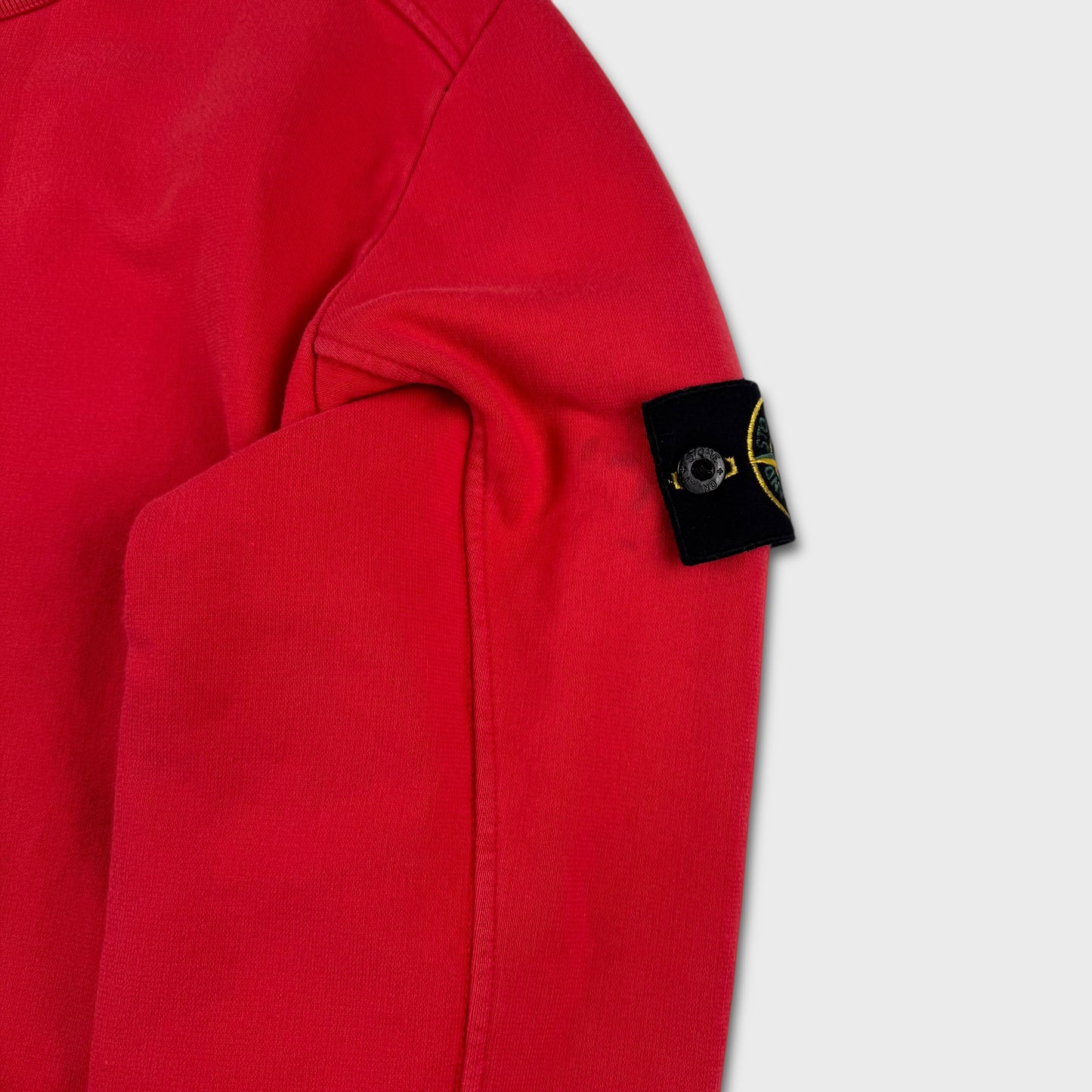 Stone Island Red Crewneck Sweatshirt L