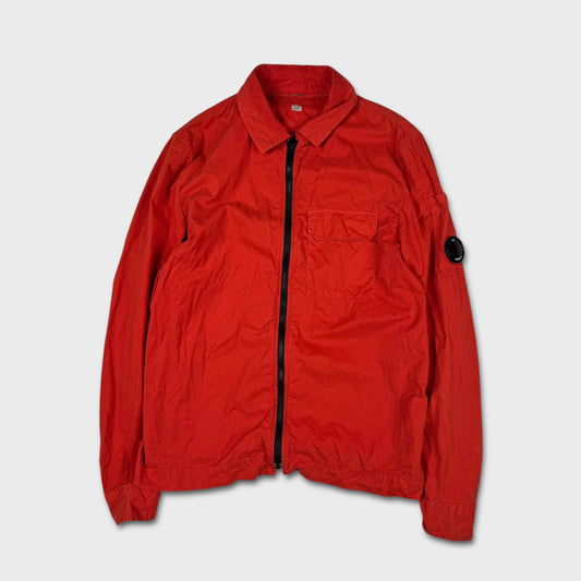 CP Company Red Full Zip Overshirt M