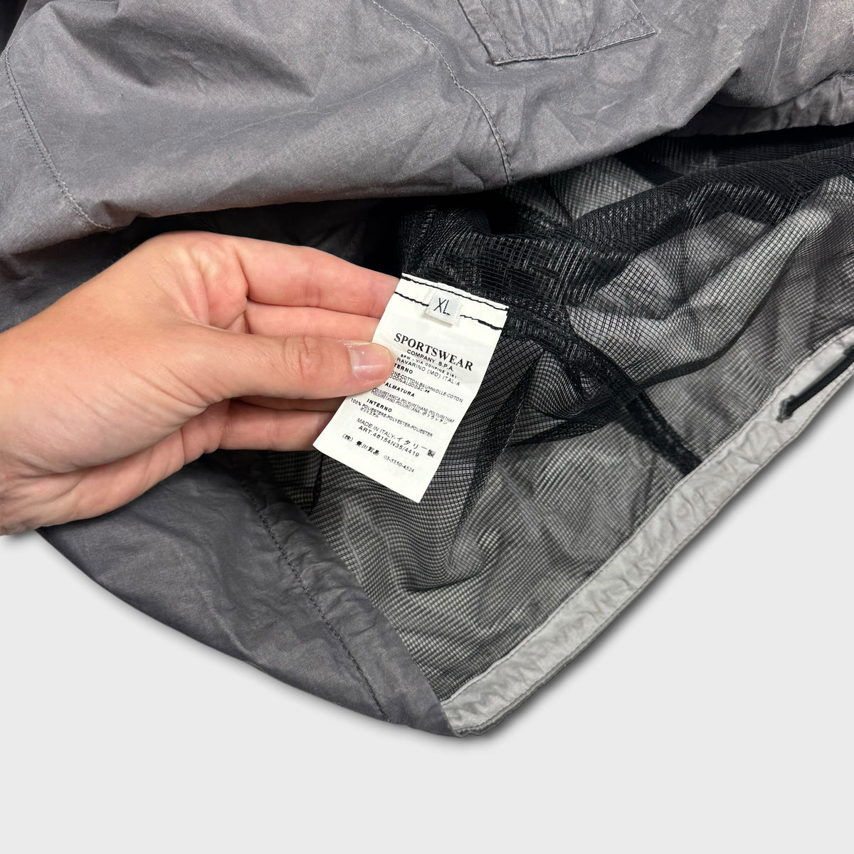 Stone Island 2000’s Laminated Style Jacket XL