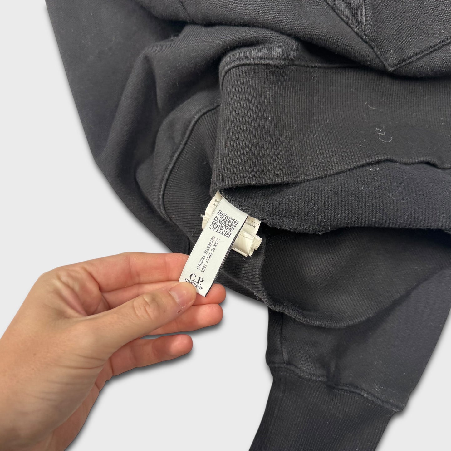 CP Company Black Lens Hoodie S