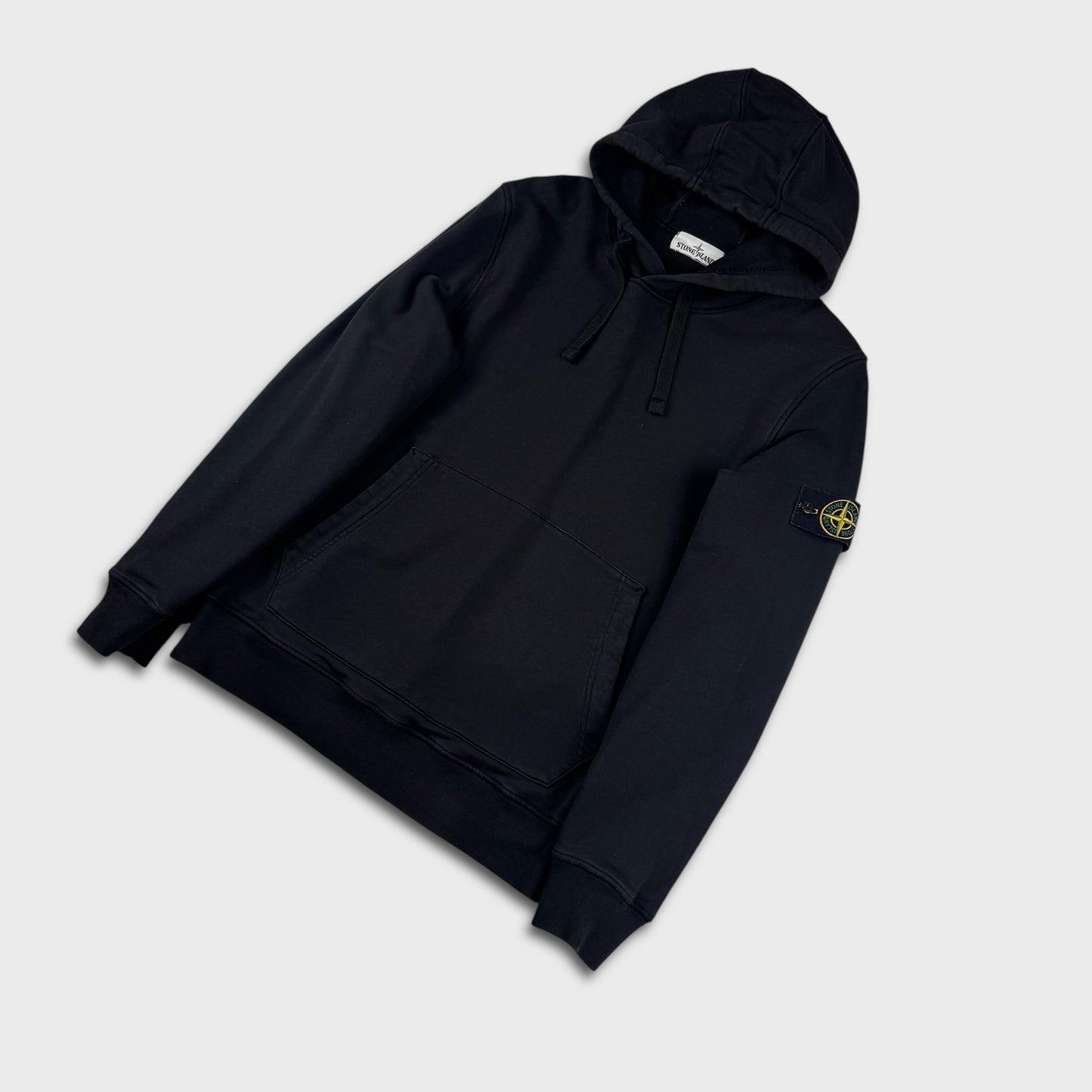 Stone Island Black Pullover Hoodie M