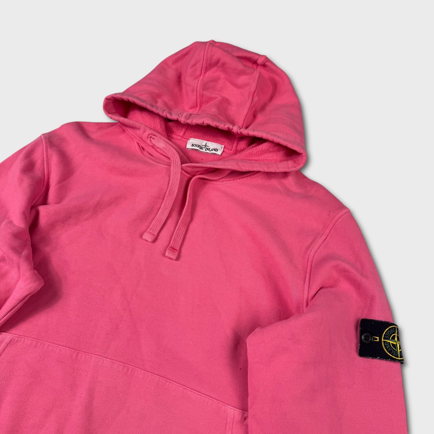 Stone Island Hot Pink Pullover Hoodie XL