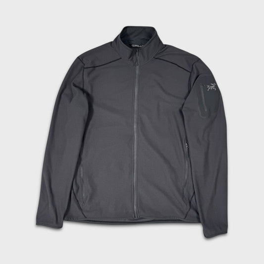 Arc’teryx Khaki Full Zip Waffle Fleece L