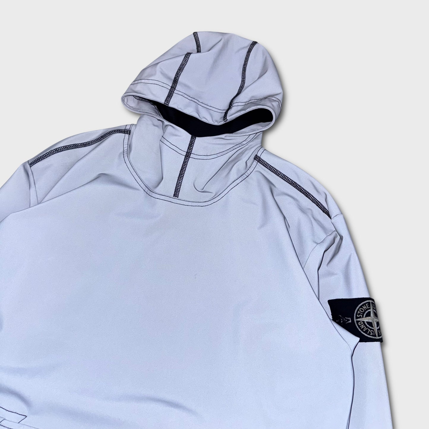 Stone Island Plated Reflective Hoodie S