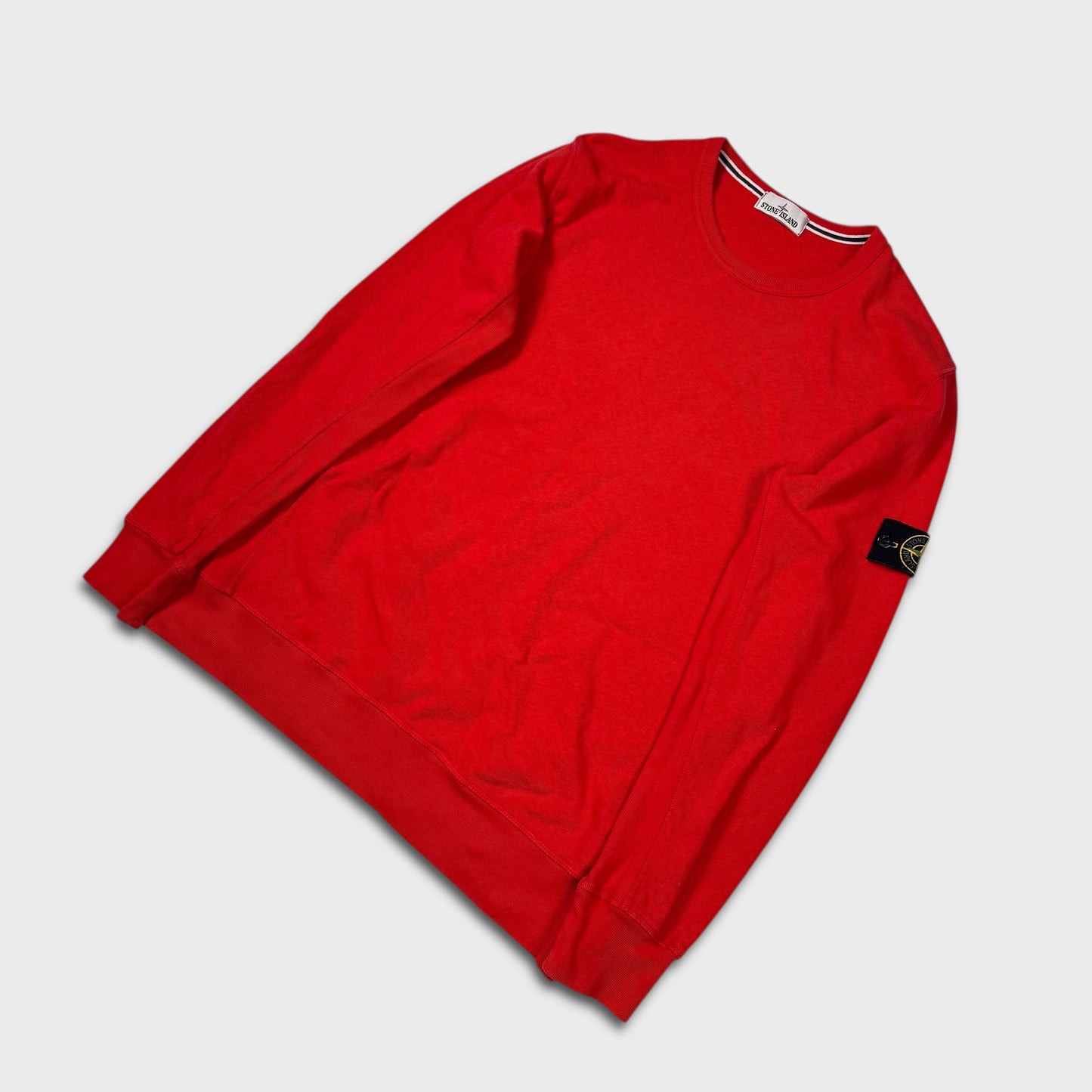 Stone Island Red Crewneck Sweatshirt 3XL