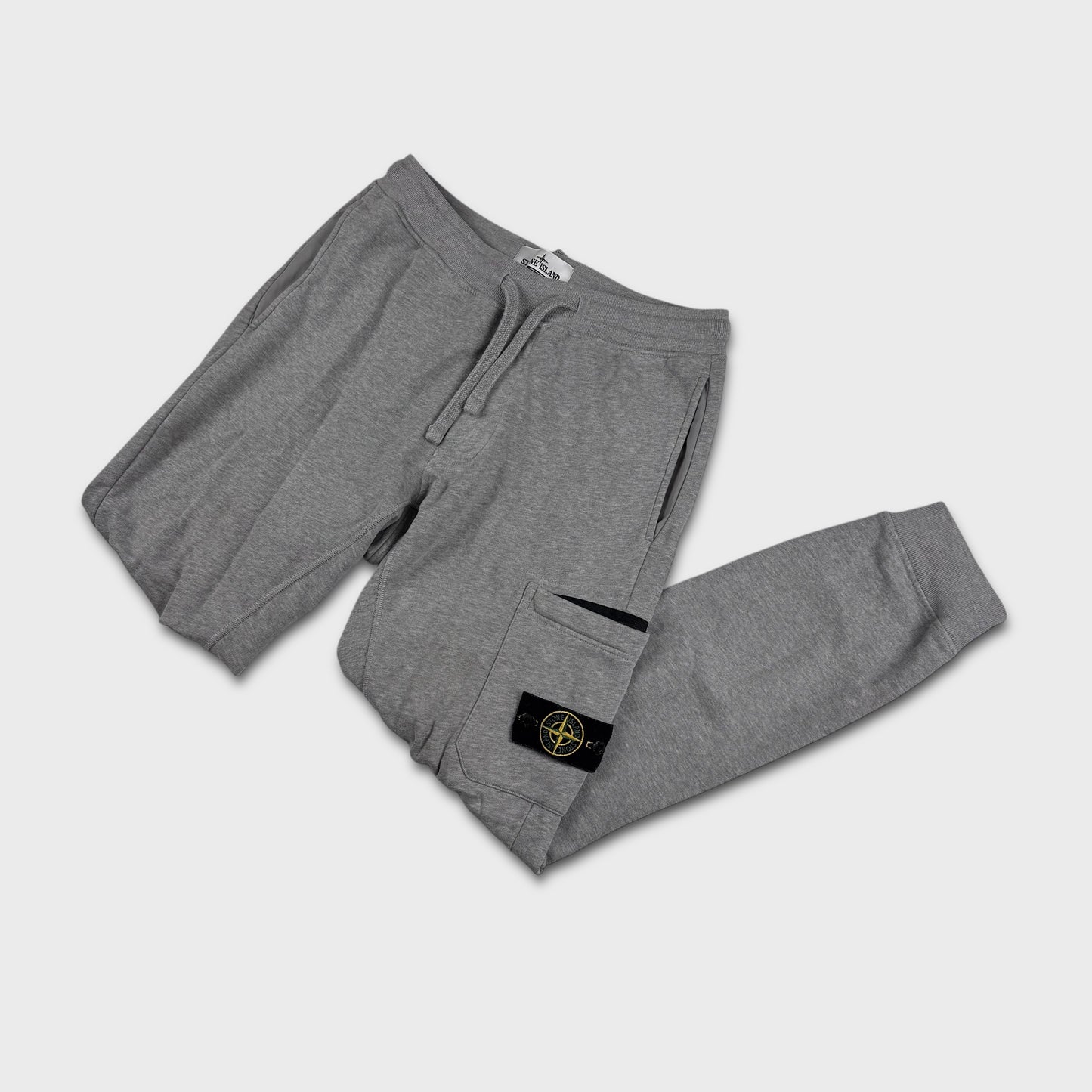 Stone Island Grey Cotton Sweatpants Joggers S