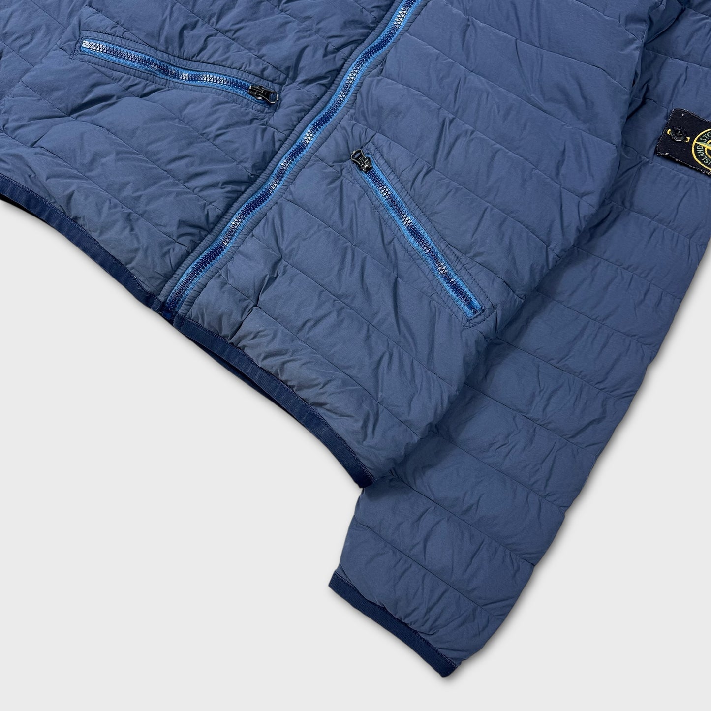 Stone Island Garment Dyed Loom Woven Down Chambers Jacket S