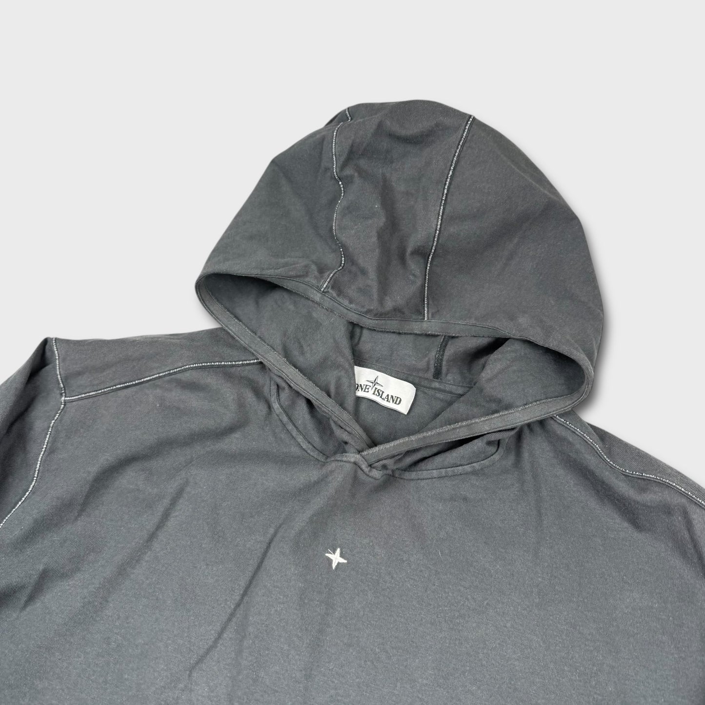 Stone Island Stellina / Spellout Hooded Top L