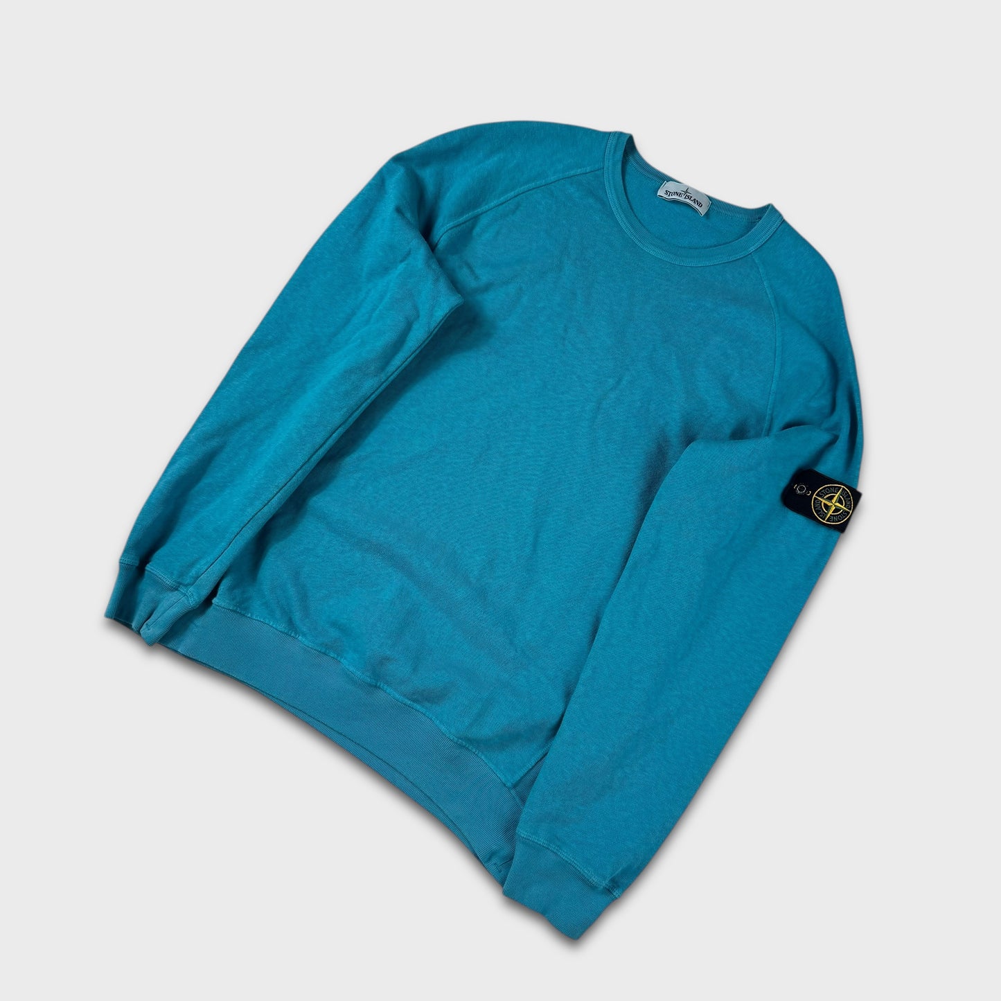 Stone Island Turquoise Crewneck XL