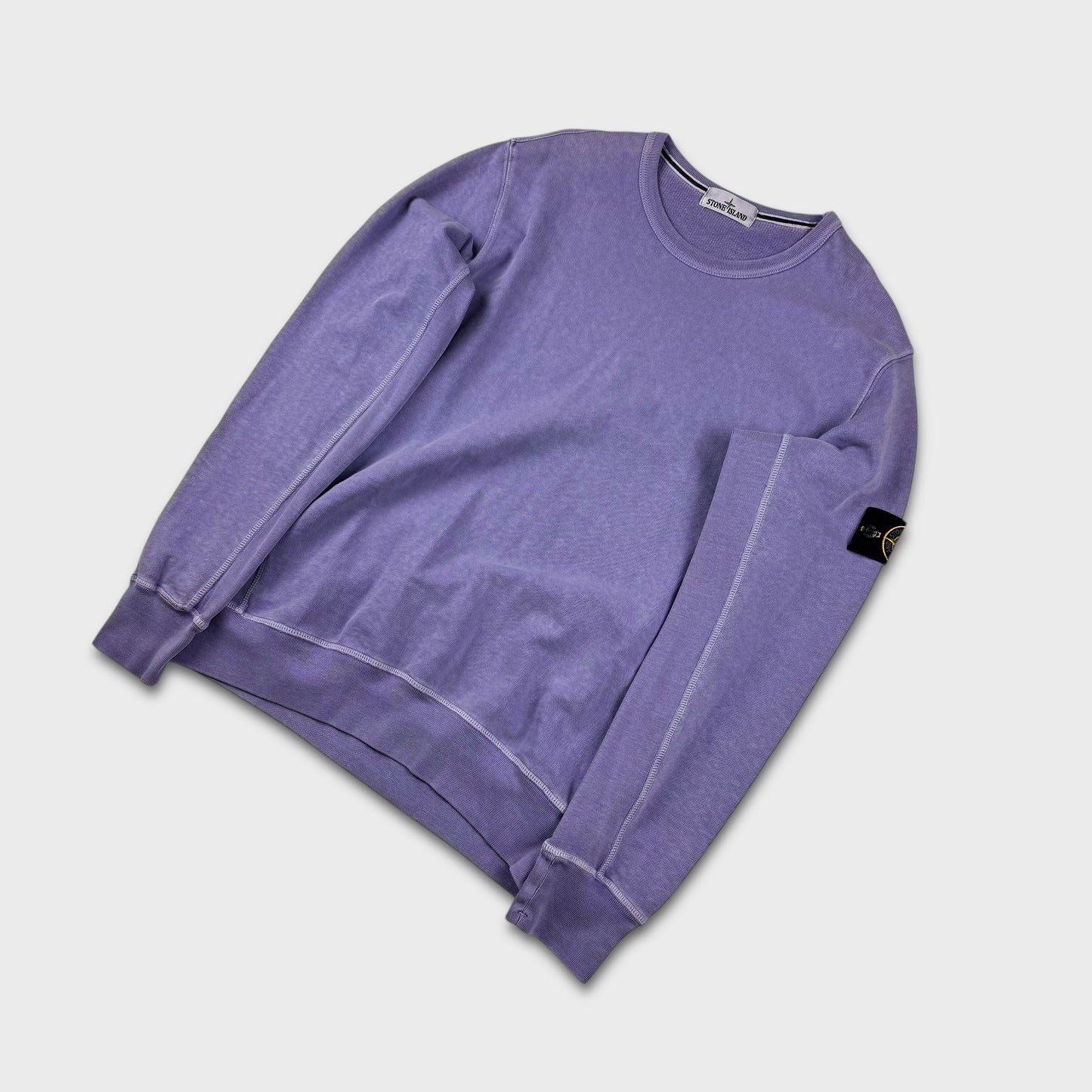 Stone Island Lavender Crewneck Sweatshirt 3XL