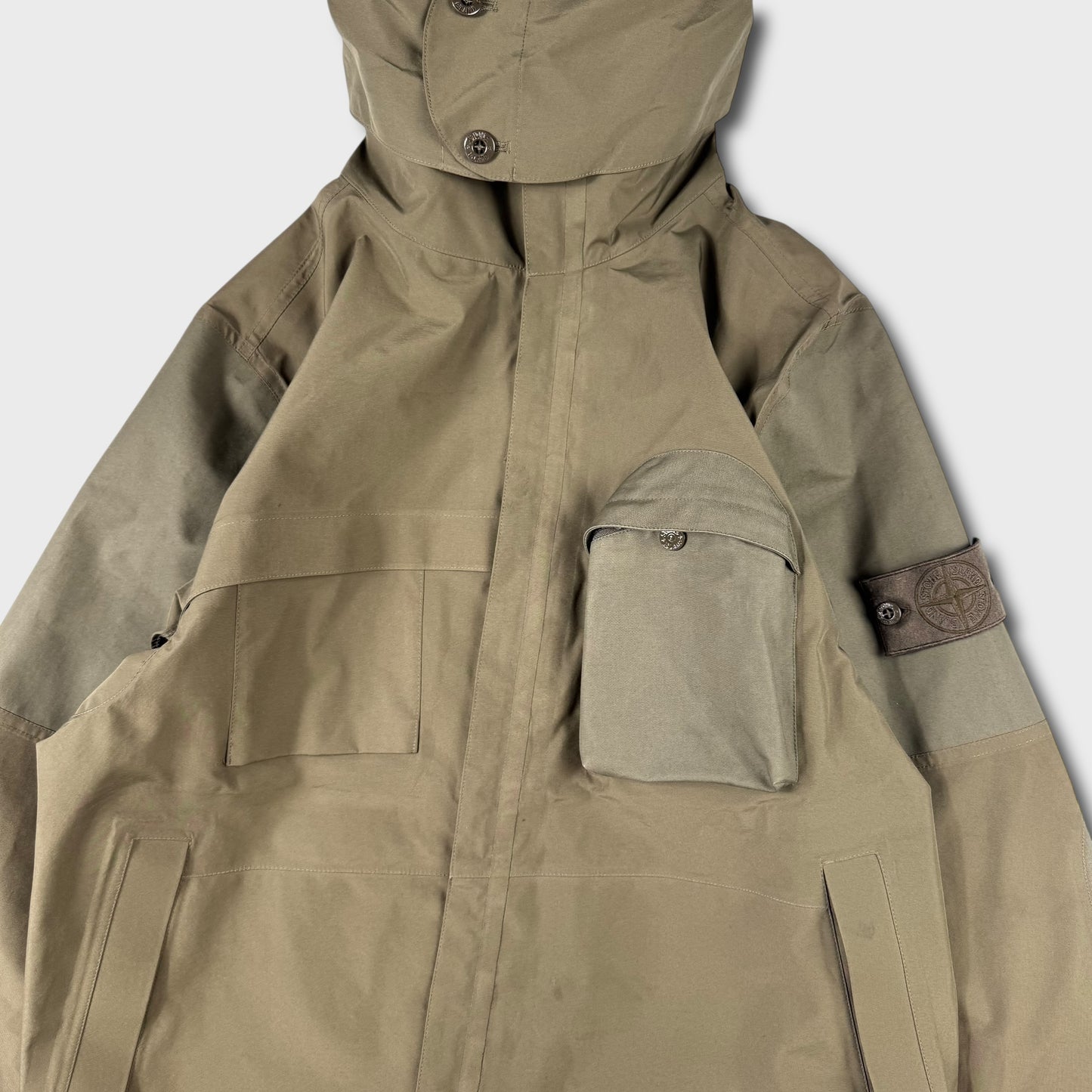 Stone Island Ghost Tank Shield Mulitlayer Fusion Jacket M