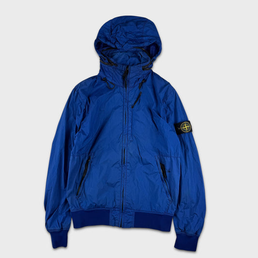 Stone Island Royal Blue Crinkle Reps Jacket M