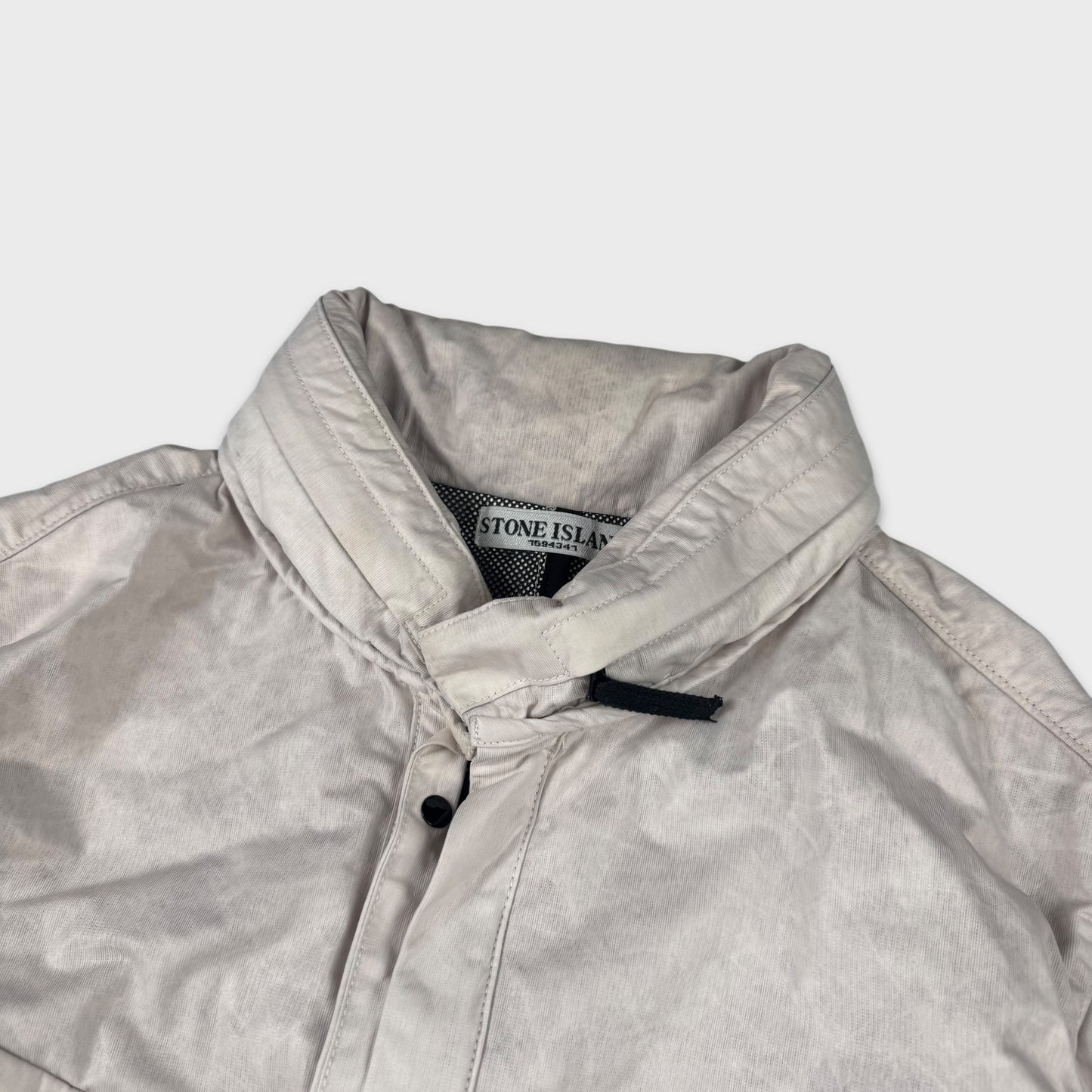 Stone Island White Tyvek Special Process Jacket XXL