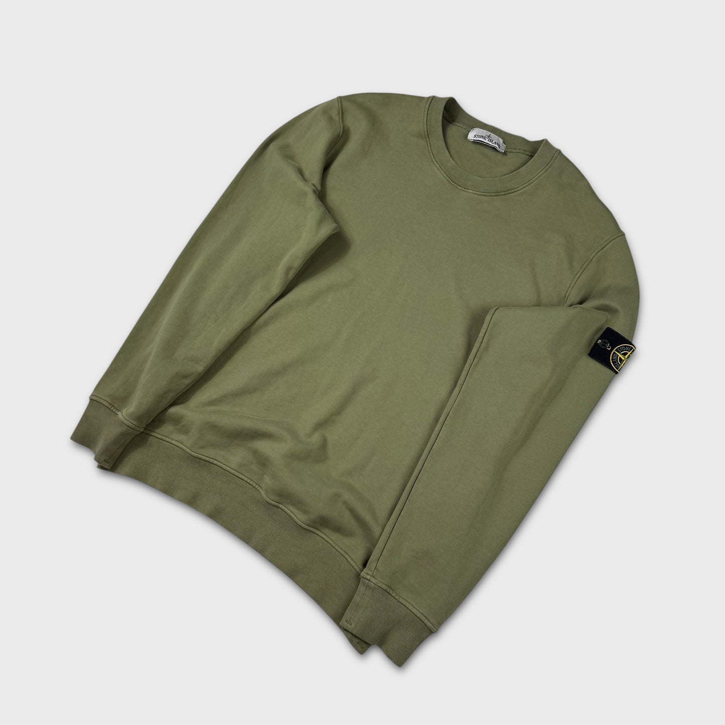 Stone Island Olive Green Crewneck XL