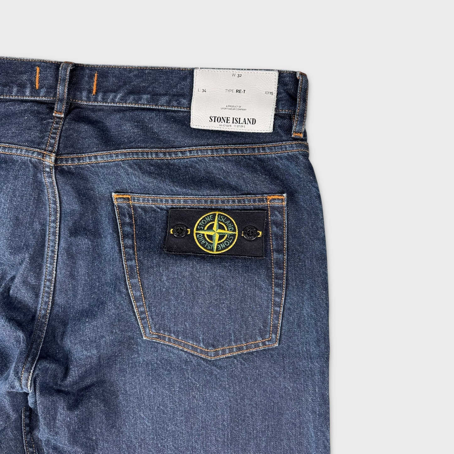 Stone Island Dark Blue Denim Jeans W32