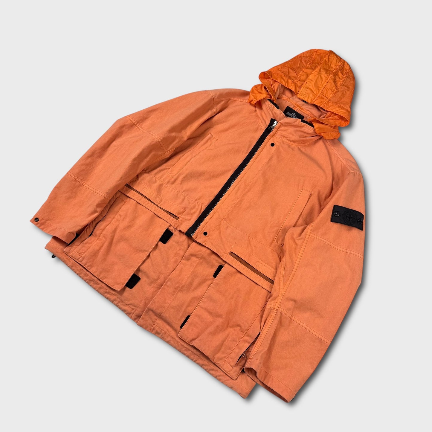 Stone Island Shadow Project Hollow Core Hooded Jacket L