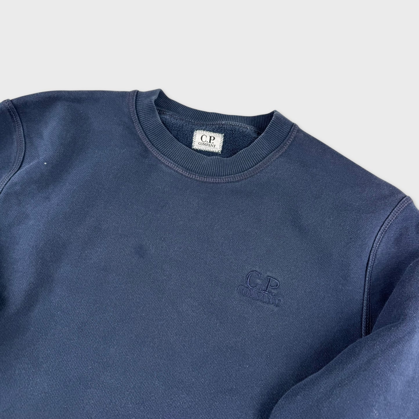 CP Company Navy Logo Crewneck M