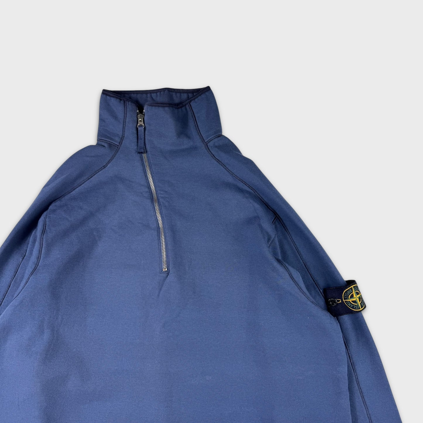 Stone Island Asymmetrical Quarter Zip Fleece XL