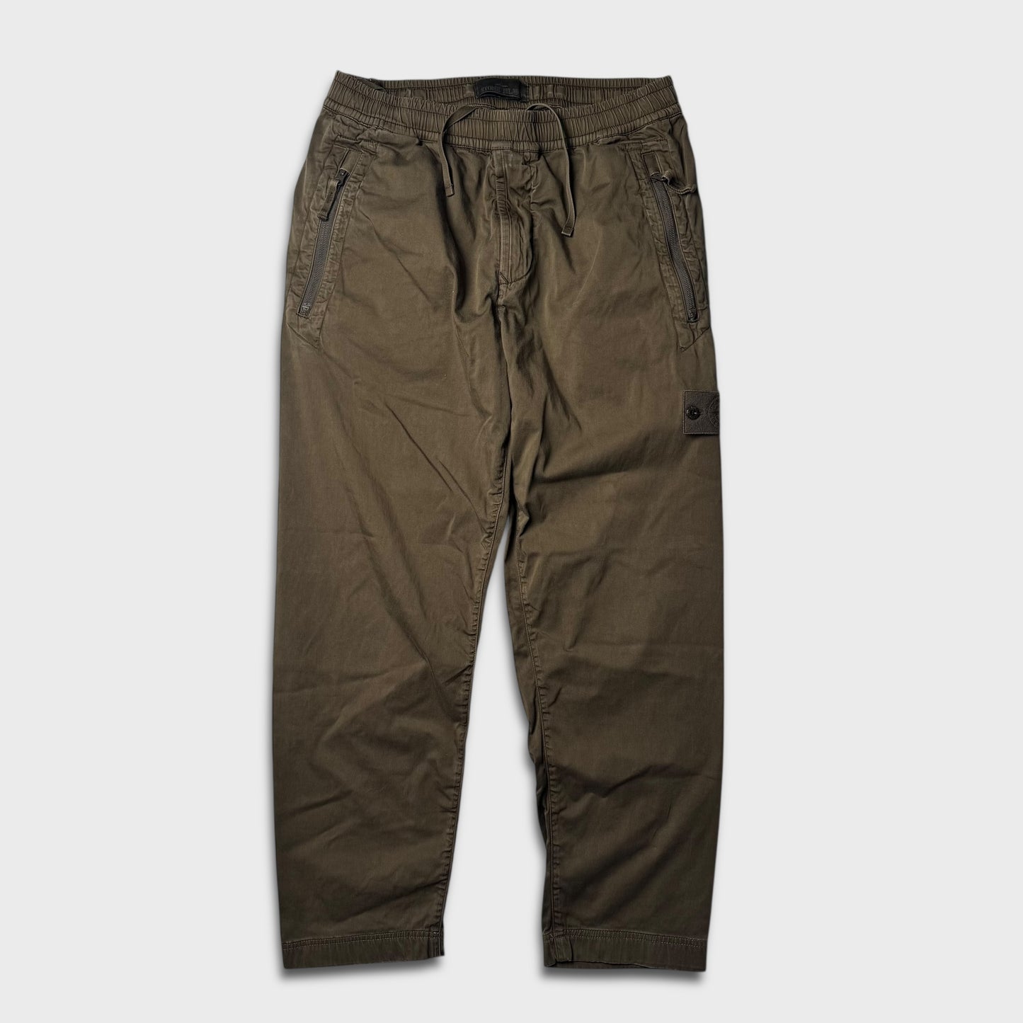 Stone Island Green Ghost Cargo Pants W30